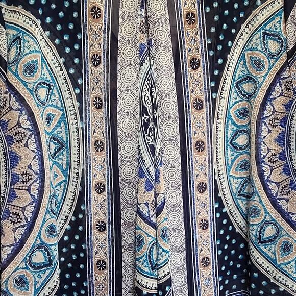 Multicolor Button Front Blouse sz S, Lucky Brand Women's Shirt/Overshirt - Picture 8 of 8